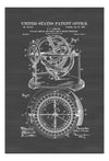 Stellar Compass Patent 1902 - Patent Print, Wall Decor, Compass Decor, Vintage Compass , Nautical Decor, Old Compass, Compass Poster Art Prints mypatentprints 
