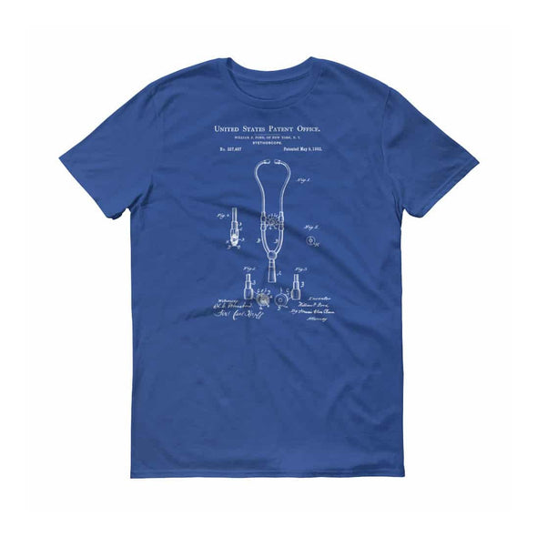 Stethoscope Patent T-Shirt - Patent t-shirt, Old Patent T-shirt, Stethoscope T-shirt, Doctor Gift, Nurse Gift