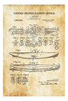 Submarine Patent 1919 - Submarine Blueprint, Vintage Submarine,  Naval Art, Sailor Gift,  Nautical Decor, Submarine Poster, Navy