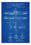 Submarine Patent Print - Vintage Submarine, Submarine Blueprint, Naval Art, Sailor Gift, Nautical Decor, Submarine Poster, Navy Art Prints mypatentprints 10X15 Parchment 
