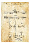 Submarine Patent Print - Vintage Submarine, Submarine Blueprint, Naval Art, Sailor Gift, Nautical Decor, Submarine Poster, Navy Art Prints mypatentprints 