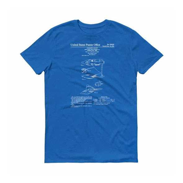 Submersible Airplane Patent T-Shirt 1974 - Aviation T-Shirt, Airplane Blueprint T-shirt, Old Patent T-shirt, Airplane T-shirt, Pilot Gift Shirts mypatentprints 