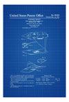 Submersible Airplane Patent - Vintage Airplane, Airplane Blueprint, Airplane Art, Pilot Gift, Aircraft Decor, Airplane Poster Art Prints mypatentprints 