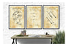 Surgeon Surgery Patent Collection of 3 Patent Prints - Doctor Office Medical Decor, Nurse Gift, Surgeon Gift, Doctor Gift, Vintage Medical Art Prints mypatentprints 10X15 Parchment 