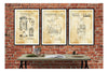 Technology Patent Collection of 3 Patent Prints - Geek Decor, Geek Gift, Computer Patent, Computer Poster Art, Steampunk Art, Computer Decor Art Prints mypatentprints 