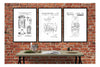 Technology Patent Collection of 3 Patent Prints - Geek Decor, Geek Gift, Computer Patent, Computer Poster Art, Steampunk Art, Computer Decor Art Prints mypatentprints 