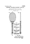 Tennis Racket Patent - Patent Print, Wall Decor, Tennis Art, Tennis Patent, Tennis Gift, Tennis Racket Blueprint, Tennis Player Gift Art Prints mypatentprints 
