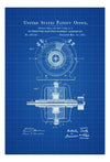 Tesla AC Generator Patent Print - Patent Print, Wall Decor, Office Decor, Geek Gift, Tesla Invention, Tesla Patent