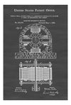 Tesla Electric Motor Patent Print - Patent Print, Wall Decor, Office Decor, Geek Gift,