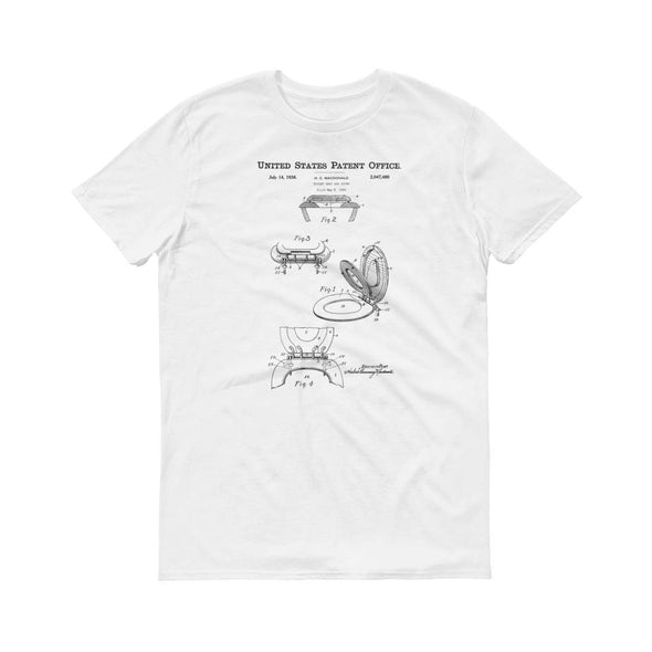 Toilet Seat Patent T-Shirt - Patent t-shirt, Old Patent T-shirt, Toilet Seat Shirt, Funny tshirt, Toilet Humor. Toilet Patent