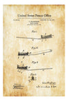 Toothbrush Patent 1907 - Patent Print, Dental Hygienist, Dental Office Decor, Decor, Dentist Decor, Bathroom Decor, Bathroom Poster