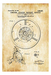 Tucker Steering Wheel Patent - Automobile Decor, Automobile Art, Classic Car, Patent Print, Wall Decor, Tucker Patent, Steering Blueprint Art Prints mypatentprints 10X15 Parchment 