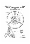 Tucker Steering Wheel Patent - Automobile Decor, Automobile Art, Classic Car, Patent Print, Wall Decor, Tucker Patent, Steering Blueprint Art Prints mypatentprints 