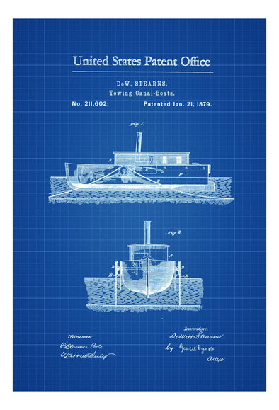 Tug Boat Patent Print - Vintage Nautical, Naval Art, Sailor Gift, Sailing Decor, Nautical Decor, Beach House Decor, Boating Decor mws_apo_generated mypatentprints Parchment #MWS Options 2811210199 