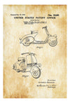 Vespa Motorcycle Patent - Patent Print, Wall Decor, Motorcycle Décor, Motorcycle Parts, Motorcycle Art, Vintage Motorcycle, Vespa Patent Art Prints mypatentprints 