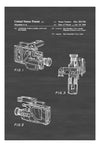 Video Camera Patent Print 1988 - Video Camera Recorder, Technology Patent, Video Camera Blueprint, Video Camera Poster, Camcorder Patent Art Prints mypatentprints 