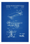 Vintage Skateboard Break Patent 1968 - Patent Print, Wall Decor, Skater Art, Skateboard Decor, Skater Gift