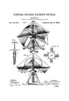 Vintage Windmill Patent - Patent Print, Farmhouse Decor, Antique Windmill, Wind Energy Patent, Technical Inventions, Windmill Blueprint Art Prints mypatentprints 
