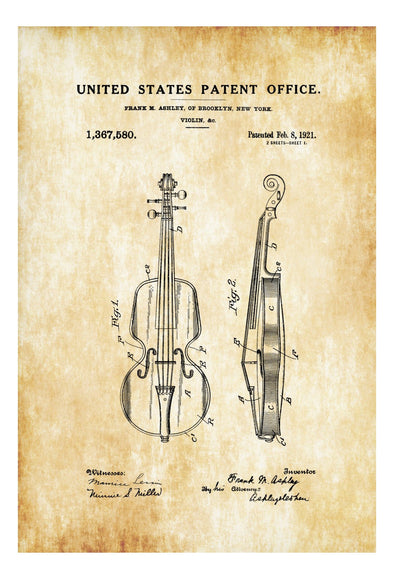 Violin Patent - Patent Print, Wall Decor, Music Poster, Music Art, Musical Instrument Patent, Guitar Patent, Music Patent mws_apo_generated mypatentprints Blueprint #MWS Options 1597547879 