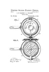 Waffle Iron Patent Print - Decor, Kitchen Decor, Restaurant Decor, Patent Print, Wall Decor, Waffle Iron Drawing