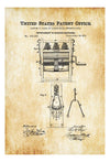 Washing Machine Patent - Landry Room Decor, Vintage Washing Machine, Washing Machine Blueprint, Laundry Machine Patent Art Prints mypatentprints 