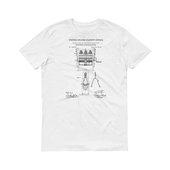 Washing Machine Patent T-Shirt 1873 - Vintage Washing Machine, Washing Machine T-Shirt, Laundry Machine Patent, Laundry T-Shirt Shirts mypatentprints 
