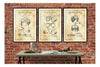 Welding Patent Collection of 3 Patent Prints - Wall Decor, Welder Gift, Garage Decor, Welder Mask Patent, Welder Goggles Blueprint Art Prints mypatentprints 10X15 Parchment 