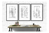 Wind Instrument Patent Collection of 3 Patent Prints - Wind Reed, Woodwind Poster, Music Art Poster, Musician Gift, Band Director Gift Art Prints mypatentprints 