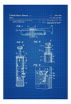Wind Instrument Valve Patent Print - Wall Decor, Music Poster, Music Art, Brass Instrument, Wind Instrument, Brass Instrument Patent Art Prints mypatentprints 10X15 Parchment 
