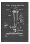 Windmill Patent 1883 - Patent Print, Farmhouse Decor, Antique Windmill, Wind Energy Patent