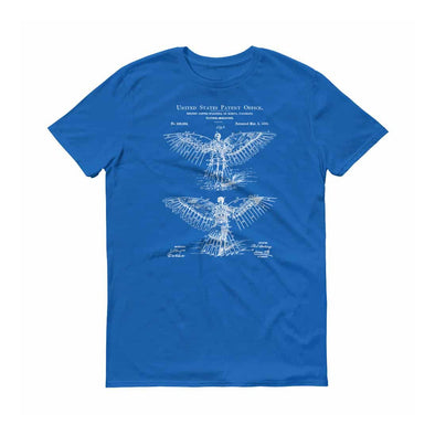 Wing Flying Machine Patent T-Shirt - Patent t-shirt, Old Patent t-shirt, Aviation T-shirt, Pilot Gift, Airplane T-Shirt, Wing T-Shirt