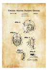 Wrestling Headgear Patent - Patent Print, Wall Décor, Wrestling Art, Wrestling Patent, Wrestling Gift, Headgear Patent, Wrestling Coach Gift Art Prints mypatentprints 10X15 Parchment 