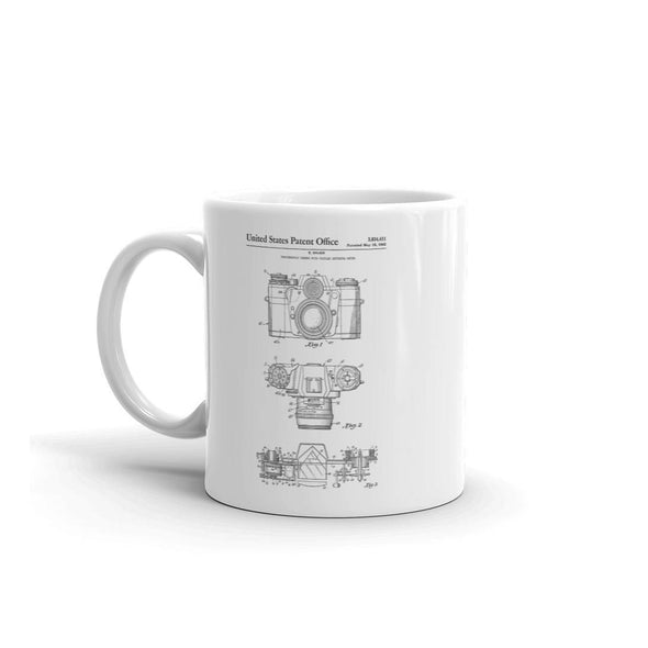 Zeiss Camera Patent Mug - Patent Mug, Camera Patent, Photographer Gift, Photographer Mug, Zeiss Mug, Camera Mug