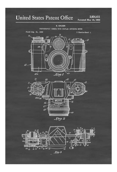 Zeiss Camera Patent - Patent Print, Wall Decor, Photography Art, Camera Art mws_apo_generated mypatentprints Blueprint #MWS Options 921020943 